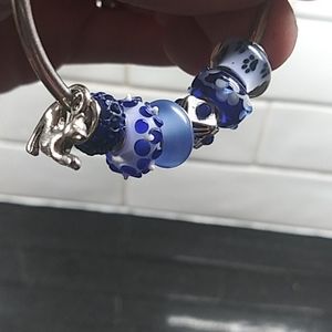 Blue Beads glass